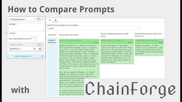 How to Compare Prompts with ChainForge