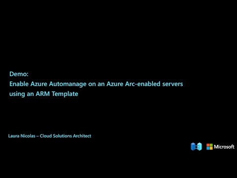 Enable Azure Automanage on an Azure Arc-enabled servers using an ARM Template