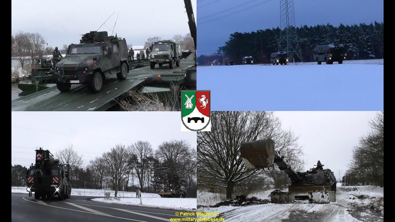 2026 Dry Beaver - Deutsch/Britisches Pionierbrückenbataillon 130 setzt über die Weser/ Lkr. Nienburg