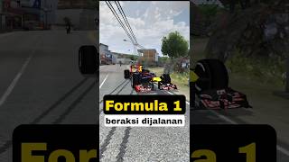 Formula 1 beraksi dijalanan #automobile #bussidindonesia #bussid #mod #balap #f1 #fyp #ngebut #maleo