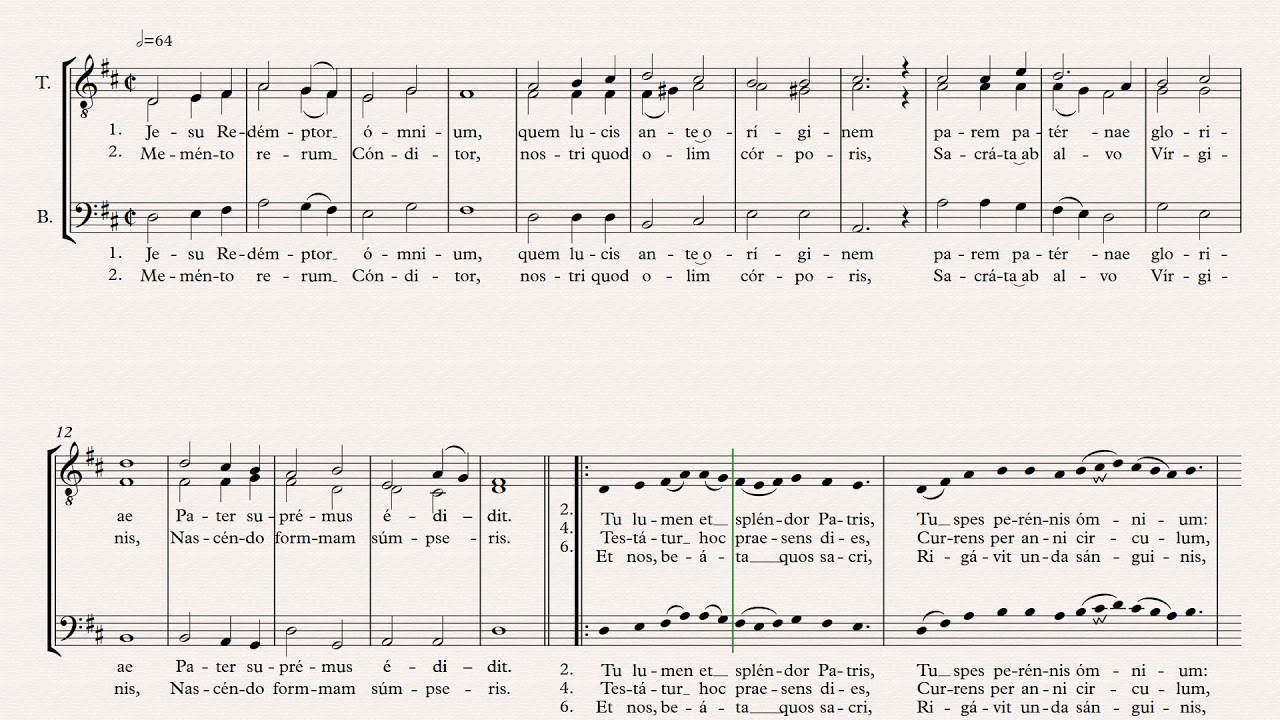 jesu-redemptor-omnium-ttb-o-ravanello-v-2-youtube