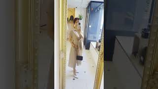 ＜授乳服・マタニティウェア＞エマ・ウエストリボンストレッチフレアーワンピース｜【公式】授乳服とマタニティー服のMilk tea（ミルクティー） #マタニティコーデ