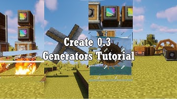 Minecraft Create 0.3 Informational Series Episode 2: Generators