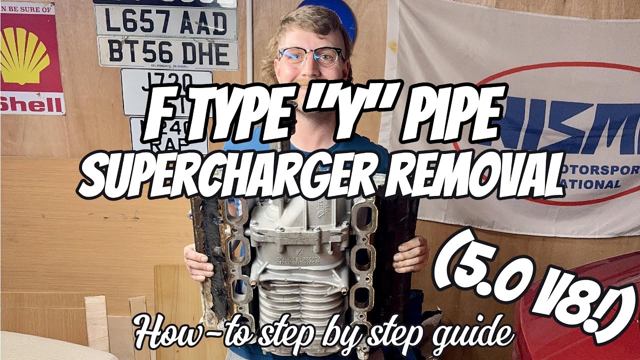 How To: Remove the Supercharger on a 5.0 V8 Jaguar F Type and the Coolant Y Pipe (Part 1)