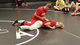 Hammer lock to an Arm bar