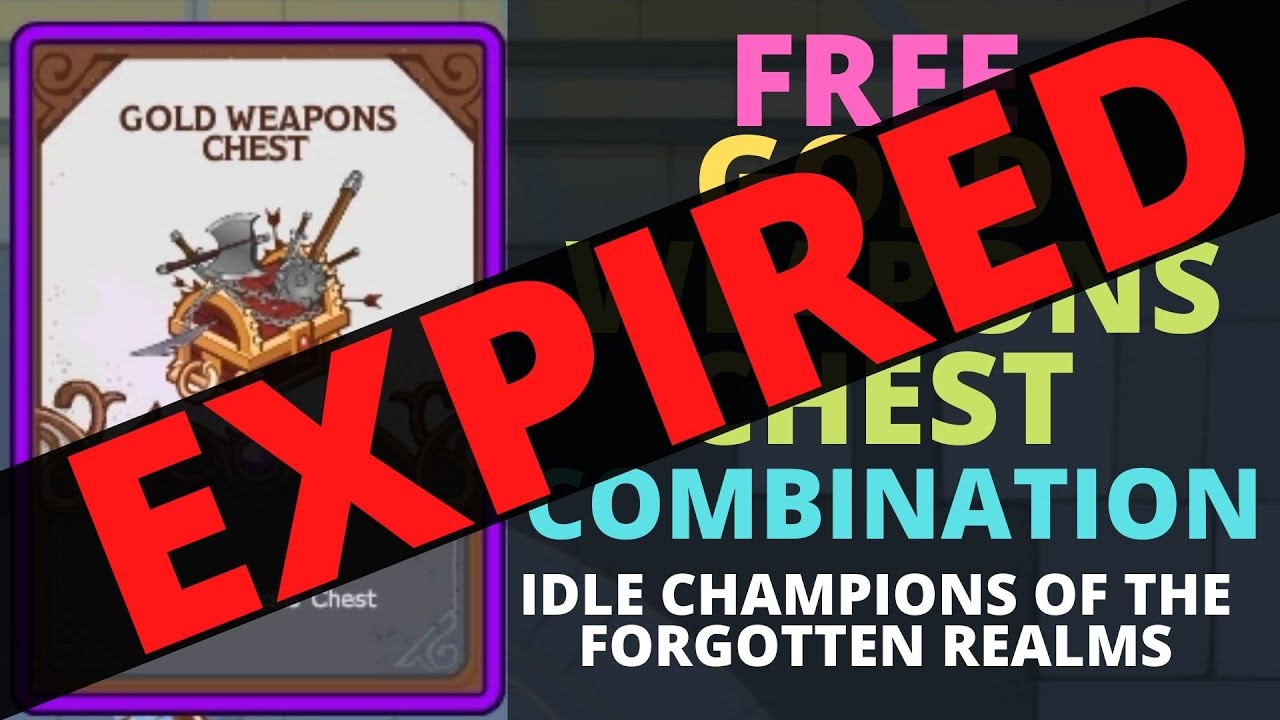 Weapons Chest Combination Idle Champions of the Realms