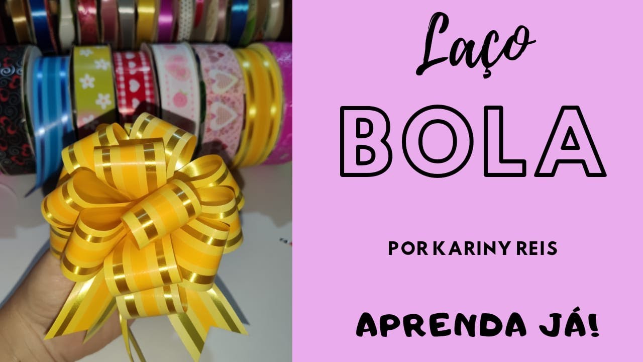 Passo a Passo de Como Fazer Laço Bola