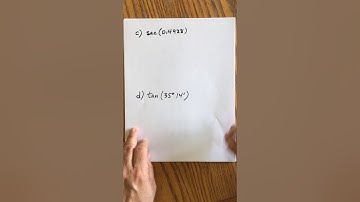 Evaluating trig functions on the TI