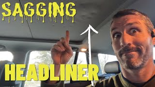 Fixing a Headliner on a BMW X3 Sunroof