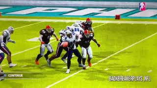 I PLAYED CB AGAINST STEPHON DIGGS IN BACKBREAKER!?! | Backbreaker Season Mode Clips