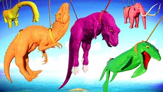 Top Tyrannosaure VS Triceratops - DINOSAURS EVOLUTION OF GODZILLA COW: Atomic Breath| Jurassic World