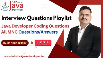 Java Developer Coding Questions- All MNC