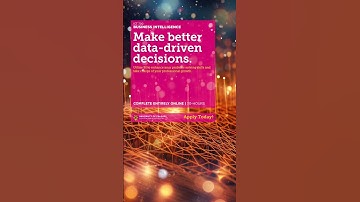 Data-Driven Excellence: Empower Your Career with Business Intelligence and see the results.