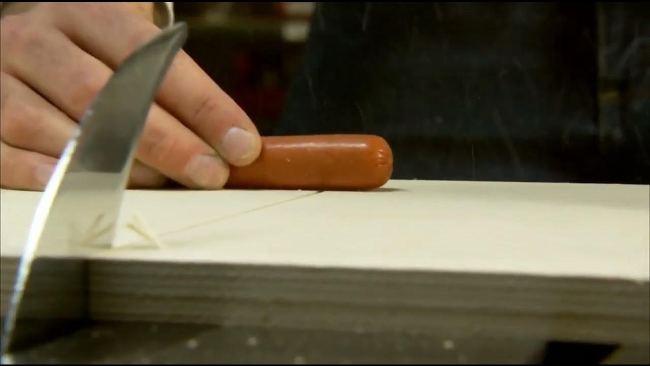 SawStop Saw Demo YouTube