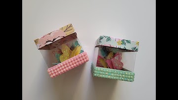 Acetate Box With Lid Tutorial