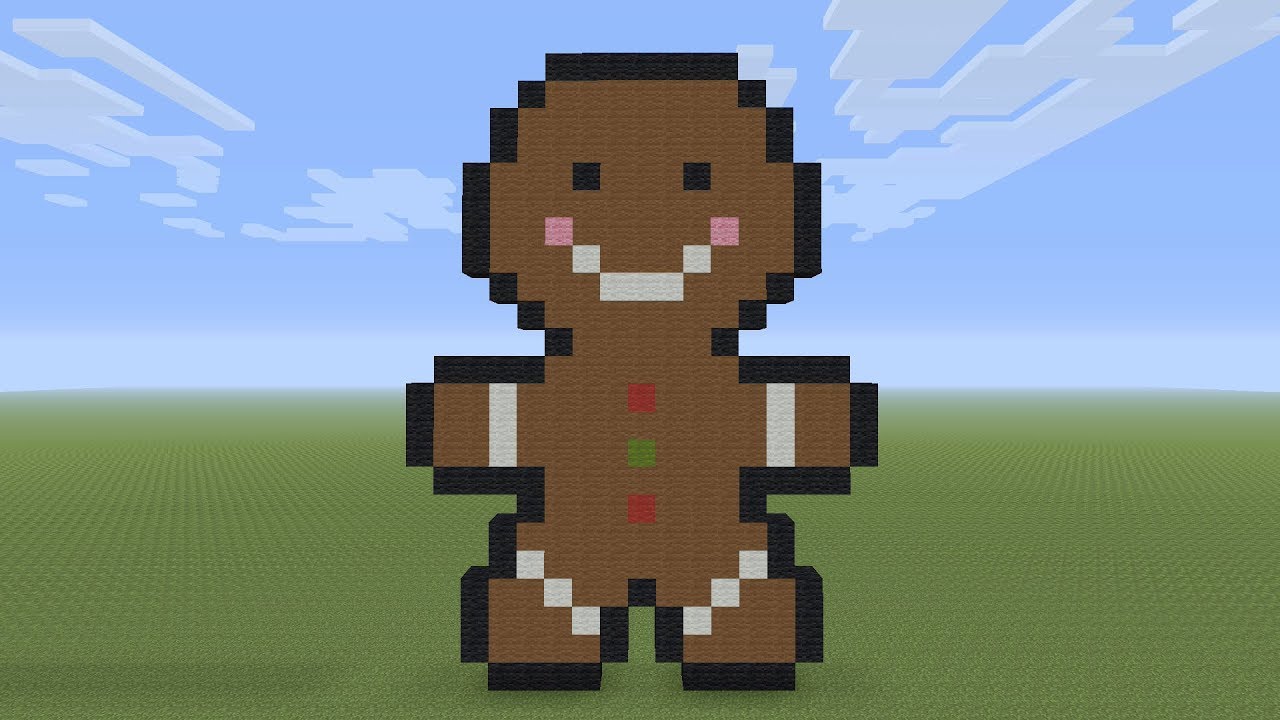 Featured image of post Minecraft Gingerbread House Pixel Art : Let me know in the comments what you would like to see!