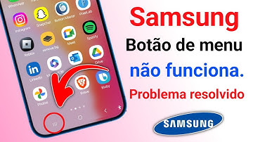 Como consertar o problema do botão de menu do Samsung que não funciona | menu/recentes não funciona