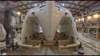 Large Cruising Catamaran Built From Scratch with Plans