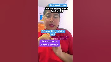 Onboarding Date🎉 / My competency/ Retake / #accenture #accentureonboarding #retake #mycompetency