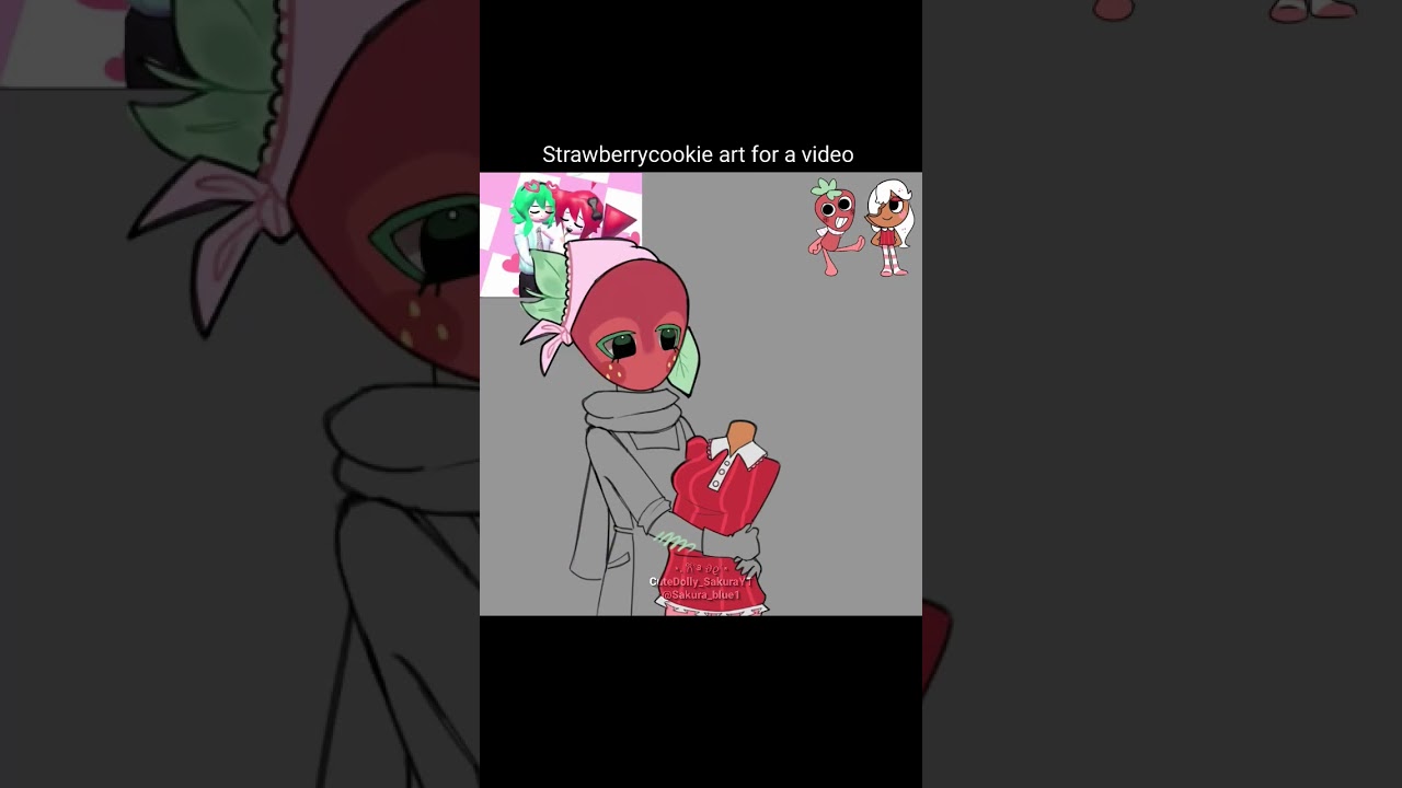 idk strawberrycookie#fypシ#shorts#videos#gingerberry#strawberrycookie#sprout#ginger#dandysworld#art
