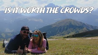 Only 2 DAYS in the Dolomites: Hikes WORTH DOING despite the CROWDS? | Travsessed Vlog #7