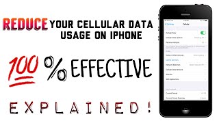 Paano makatipid ng CELLULAR DATA sa iPhone?