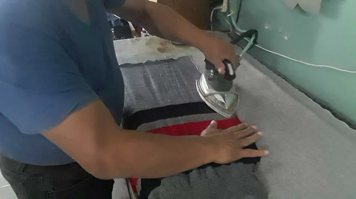 Como planchar tela de jersey sin hilvanar.