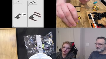 Family build with Lego set 75304 Darth Vader Helmet build Part 1!