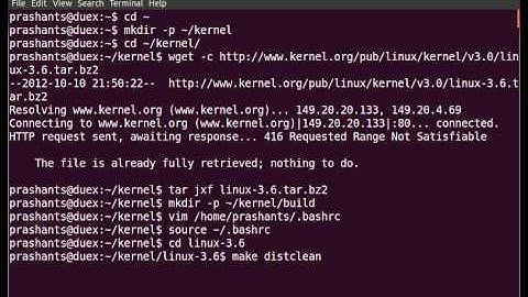 Building Linux kernel the clean way