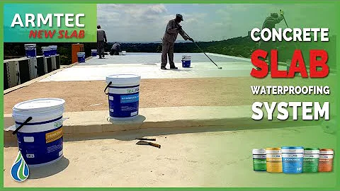 Waterproof new or existing concrete roof slab. SealPro ArmTec New Slab Waterproofing System. - DayDayNews