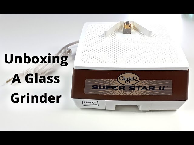 Stained Glass Grinder - Unboxing a Glastar Super Star II Grinder 