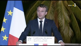 Que va-t-il rester de ce voyage pour Emmanuel Macron ? sa réponse lors de sa conférence de presse
