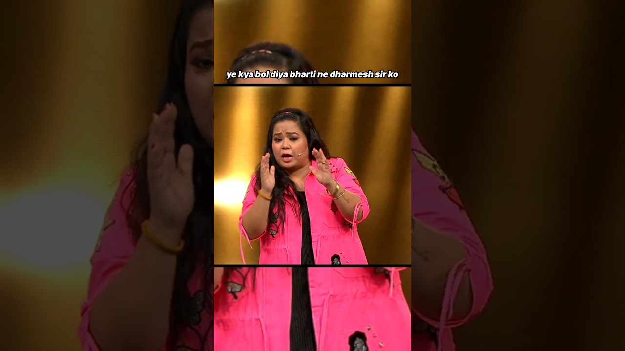 Bharti ne kya bol diya dharmesh sir ko 😱 