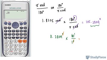 📚 How to convert from radians to degrees, minutes, seconds