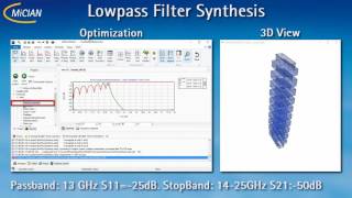 µWave Wizard: Lowpass Filter Synthesis