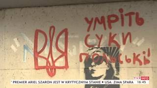 Antypolskie I Antyukraińskie Napisy W Szczecinie Puls Polski Tvp Info, 04.01.2014