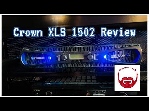 Crown XLS 1502 Review, a Powerful Amp For Your Home Stereo