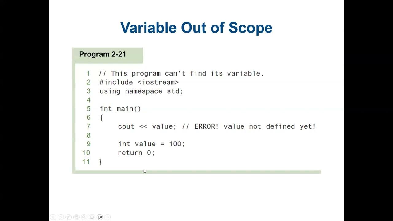 C++ Program: Determine the Size of a Data Type, Variable Scope and ...