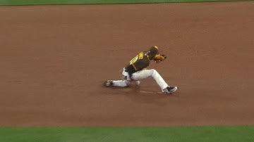 LAD@SD: Ramirez and Turner work the double play