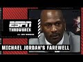 Michael Jordan’s somber final press conference ❤️ | ESPN Throwback