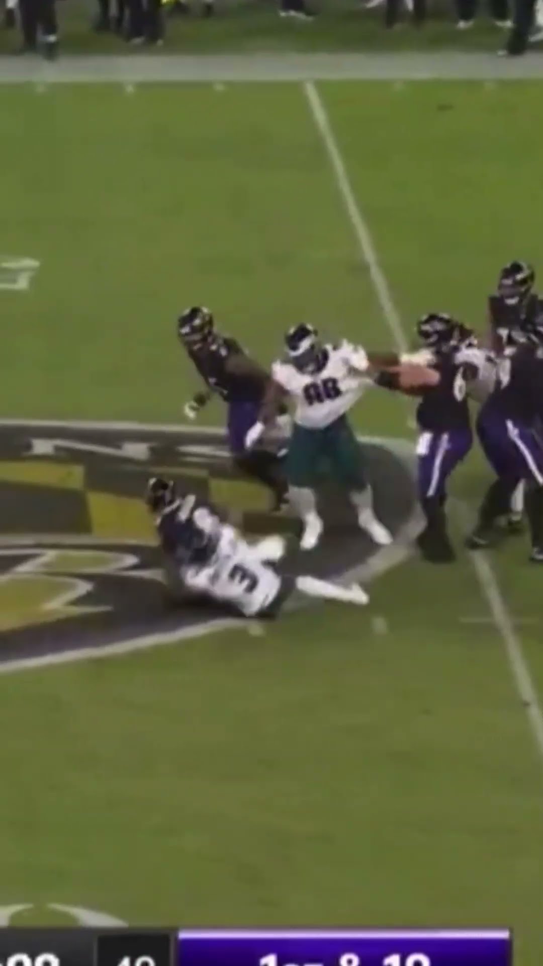 NOLAN SMITH GETS HOME, HUGE SACK for the Birds ?? Eagles vs Ravens Highlights