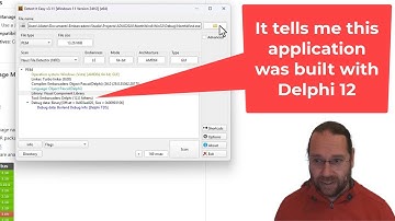 Unlock the Secrets of Executables with Detect-It-Easy (DiE) - Delphi 251