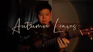 Video thumbnail of "Autumn Leaves Acoustic Guitar cover"