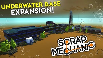 UNDERWATER AQUARIUM, FARM, and MORE! - (Underwater Base EP 8) - Scrap Mechanic Gameplay