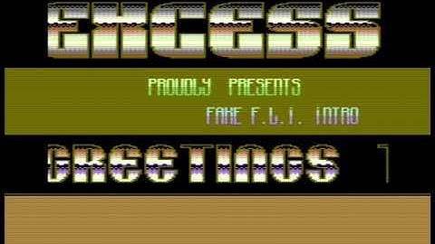 C64 Crack Intro: Colored Intro by Excess! 19 November 2020!