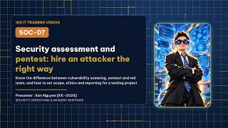 🎯 [IT Training 77/100] SOC-07 | Security Assessments and Pentesting Done Right