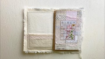 ‘Craft With Me’ - Mini Journal - A Quick Update, Page Flip, Pocket and Tag