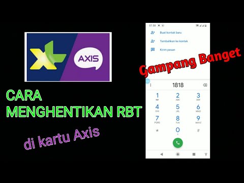 Cara Menghentikan Rbt// Di Kartu Axis// Mudah Banget - Youtube