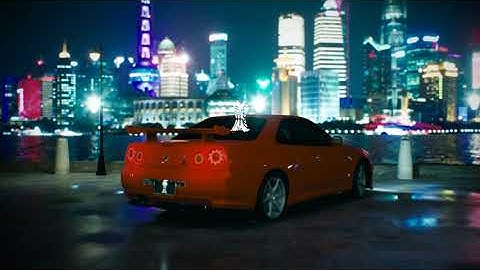 GTR R34 at The Bund,Shanghai(UE4,Raytracing)