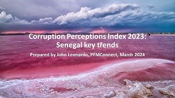 Corruption Perceptions Index 2023 Senegal key trends